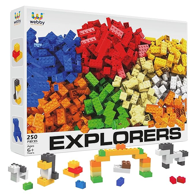 Plastic Building Blocks Toy for Kids 4+