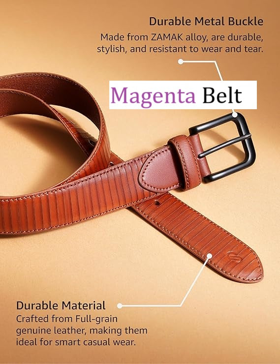 100% Original Genuine Leather Belts